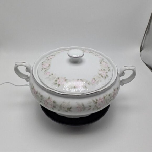 Sheffield Classic 501 Japan Covered Vegetable Serving Dish Bowl Floral Design - Picture 6 of 16